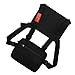 Gcroet Chest Rig Bag Multifunctional Waist Front Bag Vest Waist Bag Shoulder Bag for Hiking Running Camping Black...