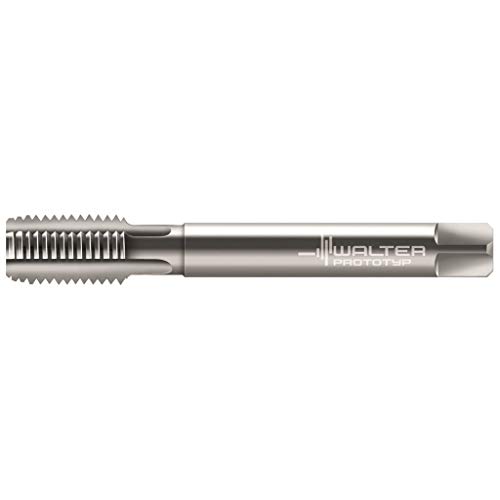 Walter Tools 21361-M9X0.5 Paradur HSS Machine Tap, Uncoated, 7 mm Shank Diameter, 0.5 mm Thread Length, 15 mm Cutting Length, 90 mm Overall Length, M9 Cutting Diameter #1