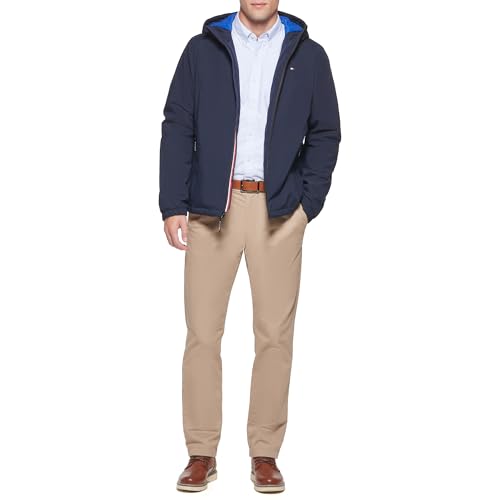 Image of Tommy Hilfiger Men's Quilted Hooded Puffer Jacket