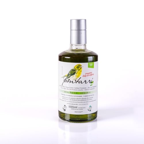Pintarré | Aceite de Oliva Virgen Extra Verde BIO Cosecha Temprana Octubre - Botella de vidrio 500 ml.