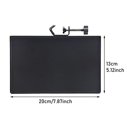 Sound Card Tray Metal Shelf Bracket Phone Clip Iron Microphone Stand Live Tripod Sound Card Tray Broadcast Stable Shelf(Black) #TOP1