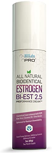Estrogen - All Natural Bioidentical Estrogen Bi-EST 2.5 - Estriol & Estradiol - Age Management for Women - Professional Grade...
