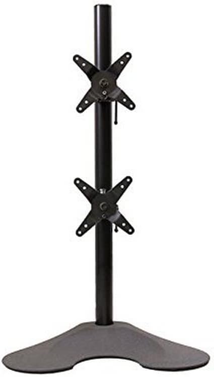 Ergotech Dual Vertical LCD Monitor Stand (100-D28-B11),Black