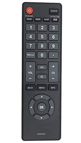 ALLIMITY NH305UD Replaced Remote Control fit for Emerson LCD HDTV LF402EM6 LF402EM6F LF461EM4