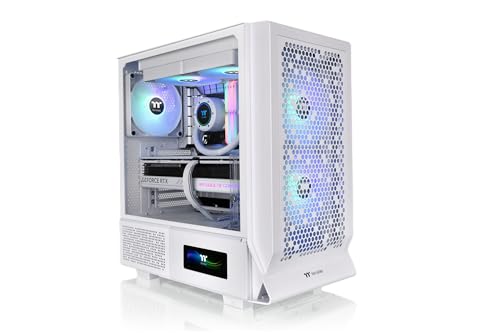 THERMALTAKE Ceres 330 TG ARGB | Boîtier Gaming Moyen Tour | Neige