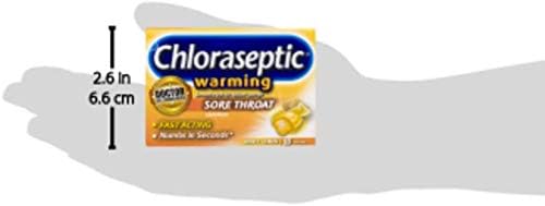 Miniatura 6 de Chloraseptic Pastillas para el dolor de garganta, calentamiento con miel de limón real, 18 unidades (paquete de 1)