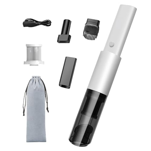 Aspiradora inalámbrica para automóvil, aspiradora portátil de mano para coche, aspiradora ligera de carga rápida, aspiradora de alta potencia para coche, hogar, aspiradora multifuncional para coche