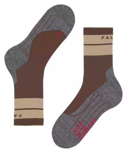FALKE Herren Wandersocken TK Stabilizing M So Wolle Funktionsmaterial antiblasen dick 1 Paar, Braun Chestnut 5534, 44-45 – Ansicht 7