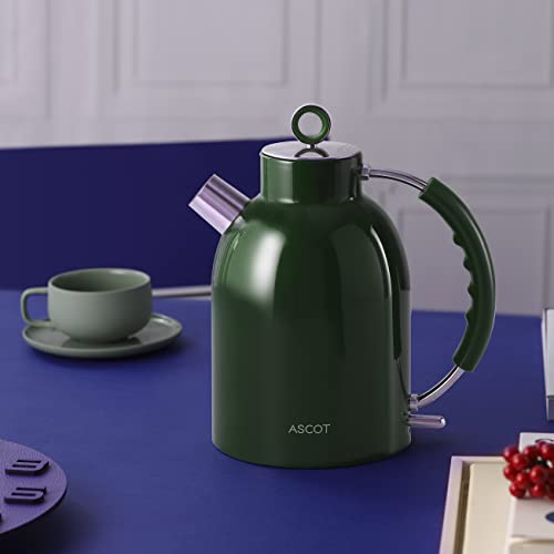 Electric Kettle, ASCOT Stainless Steel Electric Tea Kettle, 1.7L, 1500W