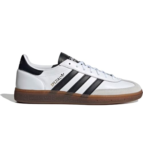 adidas Handball Spezial Men's Sneaker's, Cloud White/Core Black/Gum, Size 7
