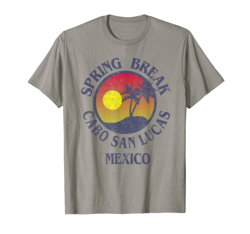 Spring Break Trip Cabo San Lucas Herren und Damen, Used-Look T-Shirt