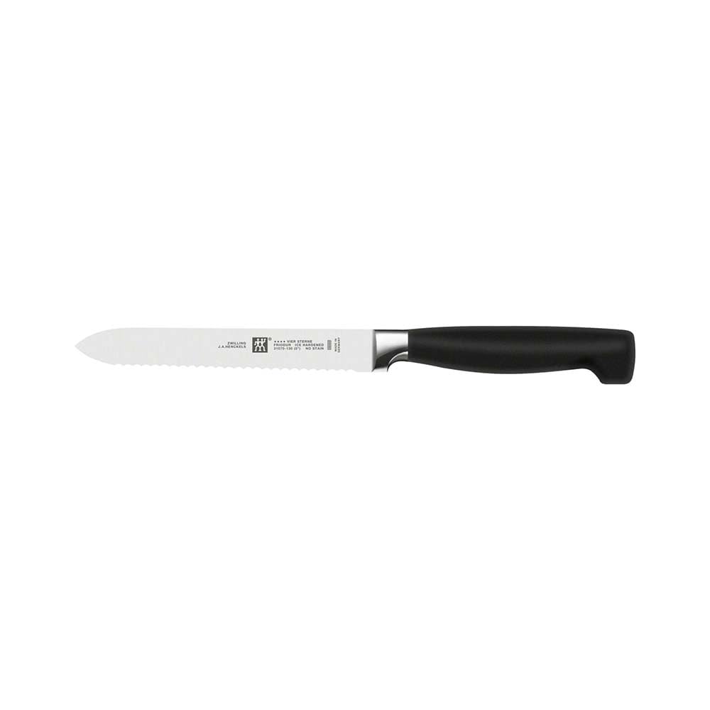 ZWILLING VIER STERNE Set di Coltelli con Ceppo, Marrone, 8 Pezzi