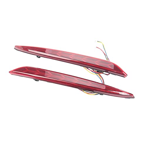 DKPMWD Luces De Señal Giro Dinámicas Para Tesla Para Coche Modelo 3, Faros Antiniebla Traseros, Reflector Parachoques Trasero, Estilo Espiga LED Piloto Trasero