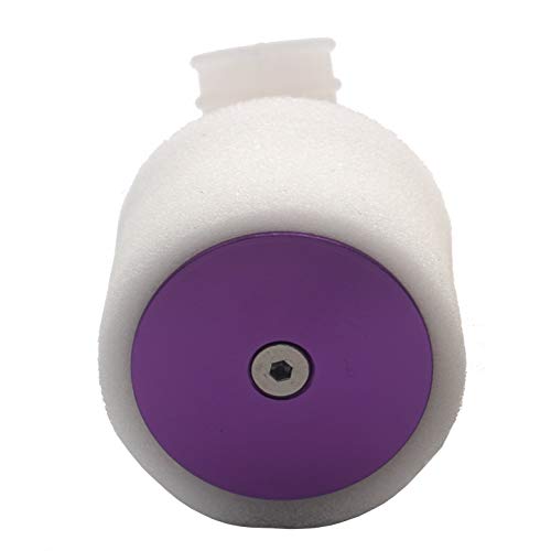 Share Goo Alloy Capped Air Filter With Sponge Compatible With Hsp Axial Hpi Traxxas Himoto Redcat Losi 1/8 Rc Hobby Model Nitro Car Buggy Truck (Purple) #TOP4