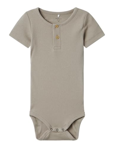 NAME IT Baby-Jungen NBMKAB SS Body NOOS Kurzarmbody, Pure Cashmere, 86