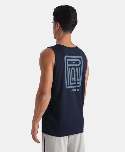 Image of Jockey 9928 Men Super Combed Cotton Rich Graphic Printed Tank Top