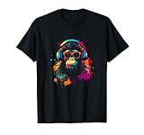 Monkey, Ape, Chimpanzee, Gamer, DJ, Art, Artwork