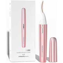 TOUCHBeauty Heated Eyelash Curler - Electric Eyelash Curler with Comb - Lash Curler for Painless Quick Natural CurlingBattery is Not Included, Pink