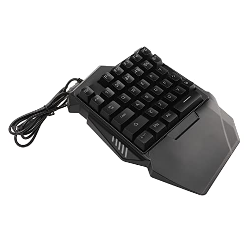 Bannt Clavier de Jeu à Une Main, Mini Clavier de Jeu USB pour L'extéRieur Cover