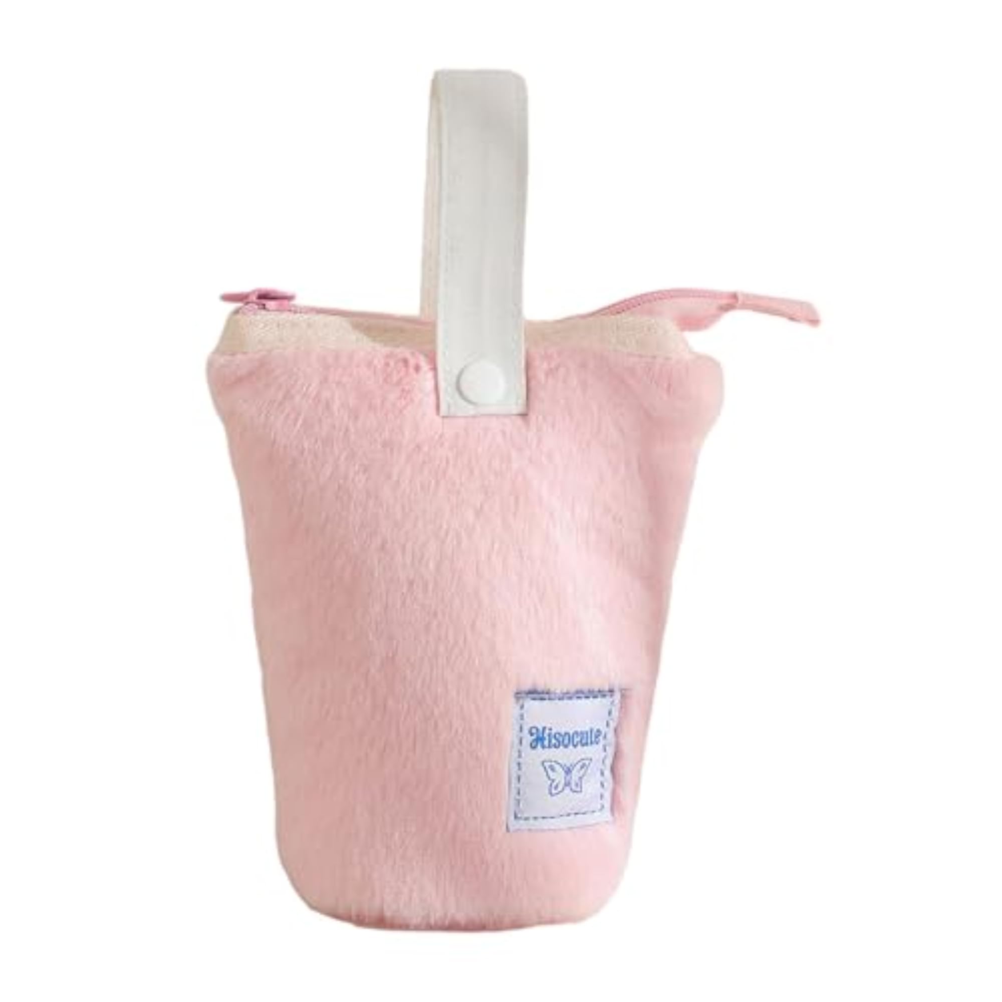 Portable Plush Pencil Case for Adults, Organizer Storage