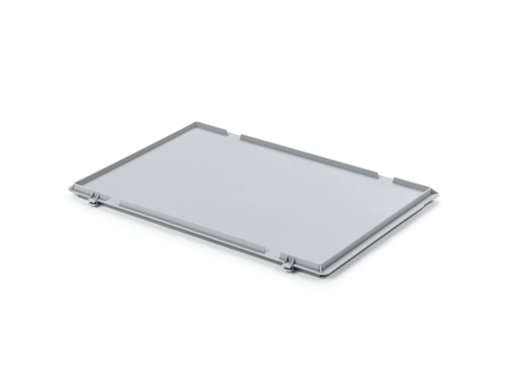 PROREGAL SuperSparSet 5x Scharnierdeckel für Eurobehälter | HxBxT 2,7x40x60cm