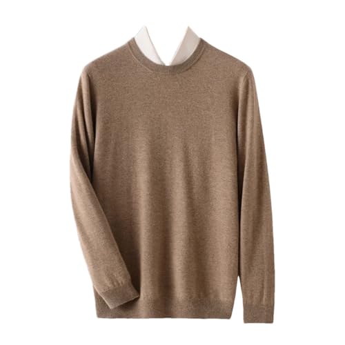 Men's Basic Cashmere O-Neck Winter Cashmere Smart Casual Clothing Solid Color Soft Sweater