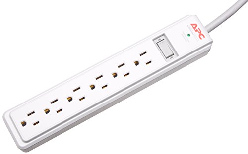 APC 6-Outlet Surge Protector 1080 Joules, SurgeArrest (P610)
