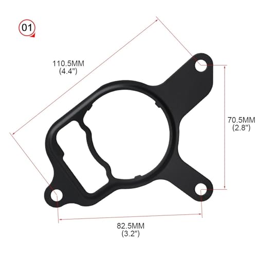Kit joint pompe à vide de qualité supérieure pour VW 2.5L 07K145100C