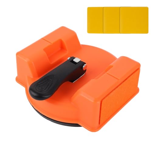 Heavy Duty Floor Gap Repair Tool with Vacuum Suction Cups ， 3 Reusable Patches， Plank Grab for Laminated Vinyl Wood Flooring Gap Filling & Mounting