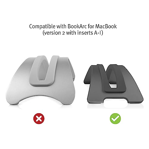 Image of Twelve South Insert I for 13 inch MacBook Air M2, 2022 and 15 inch MacBook Air M2, 2023, Space Grey