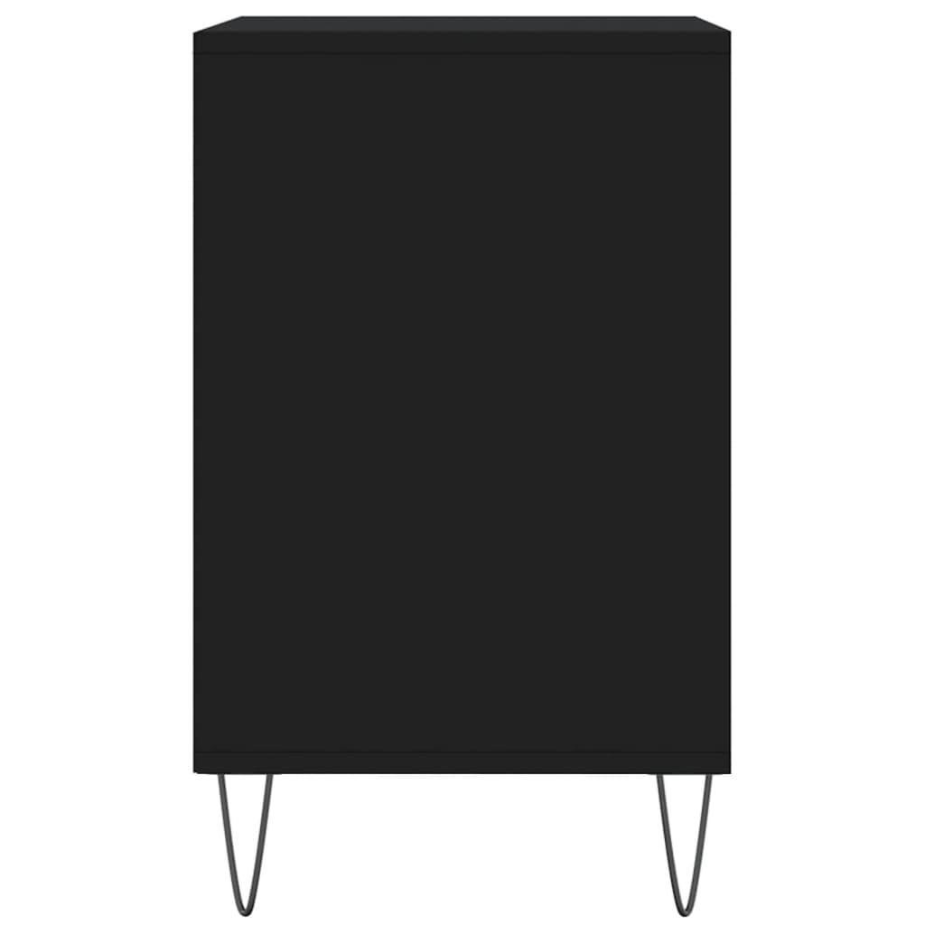 Regał na buty, czarny, 102 x 36 x 60 cm, materiał drewnopochodny z metalowymi nogami, szafka na buty z 5 półkami, organizer do korytarza, sypialni, zamknięte przechowywanie dla porządku