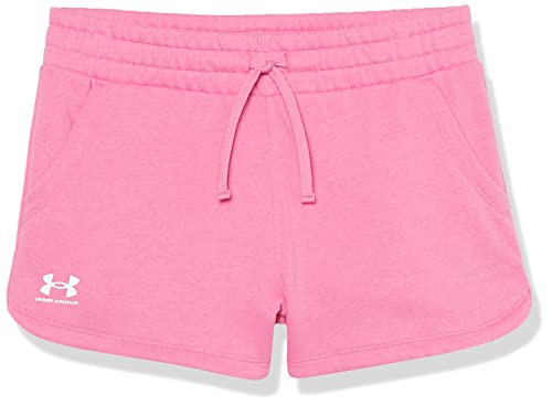 Short en molleton Under Armour Rival rose XL junior fille