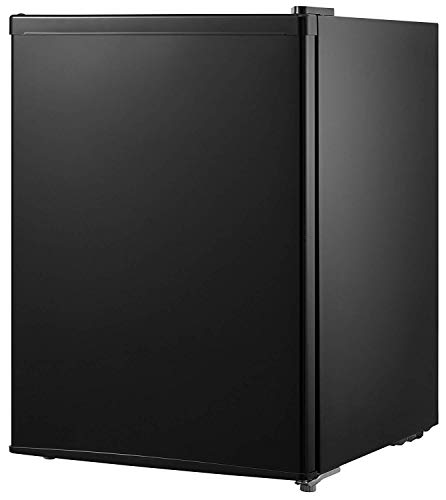 LANG DENG Reversible Doors Table Top Mini Fridge, Black