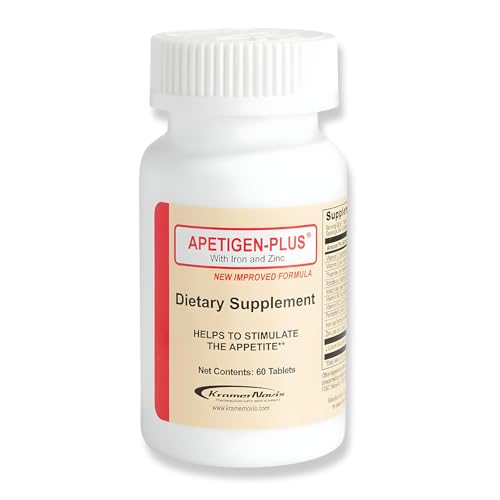 Apetigen-Plus Appetite Stimulant for Weight Gain – Multivitamin with Iron, Zinc, L-Lysine &...