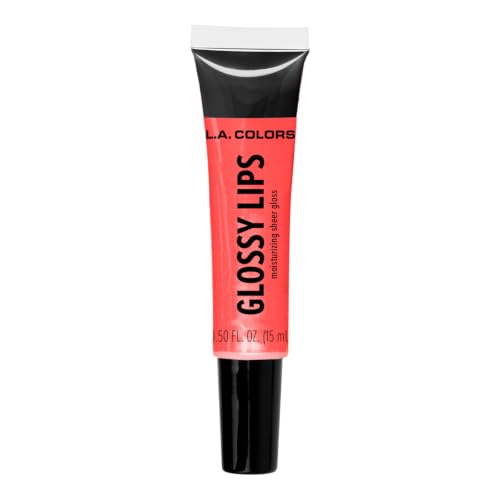 L.A. COLORS Sheer Tube Glossy Lips, Tropical...