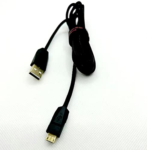 Image of LZYDD USB Charging Data Cable for ASUS ROG Gladius II Wireless G2 Spatha Optical Gaming Mouse (Black Micro Port)