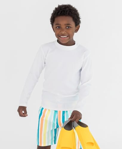 Image of RUGGEDBUTTS Baby /Toddler Boys Long Sleeve Rash Guard Swim Shirt w /UPF 50+