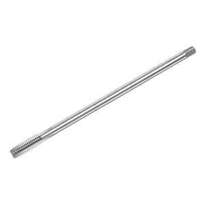 sourcing map Metric Thread Tap M8 x 1.25 H2 150mm Extra Long Straight Flute Screw Thread Milling Machine Taps Threading Tapping Repair Tool