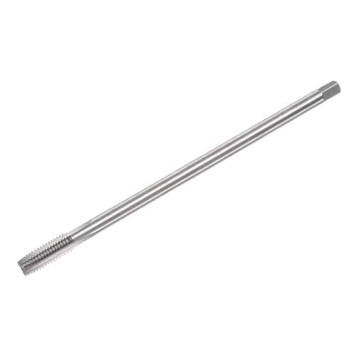 sourcing map Metric Thread Tap M8 x 1.25 H2 150mm Extra Long Straight Flute Screw Thread Milling Machine Taps Threading Tapping Repair Tool