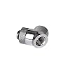 Thermaltake Pacific DIY LCS Chrome G1/4 45 Degree Adapter Fitting Cooling - CL-W051-CU00SL-A