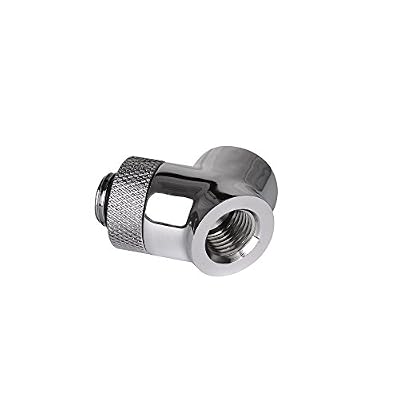 Thermaltake Pacific DIY LCS Chrome G1/4 45 Degree Adapter Fitting Cooling - CL-W051-CU00SL-A