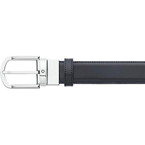 Montblanc 111080 Reversible Black/Brown Belt with Horseshoe Pin Buckle2