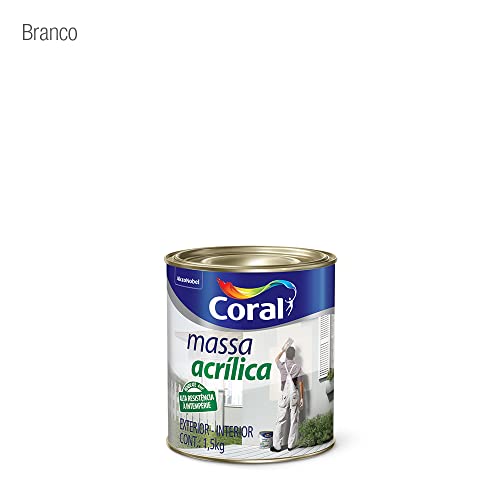 Massa Acrílica 900ml Branco Exterior e Interior