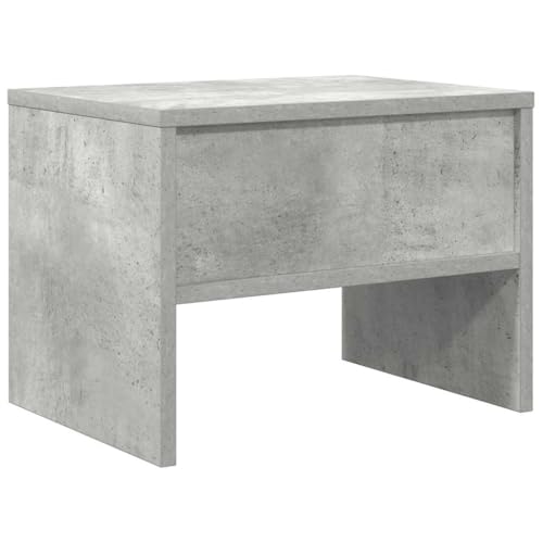 Table de chevet gris béton pour ranger vos magazines et libérer l'espace visuel - 8