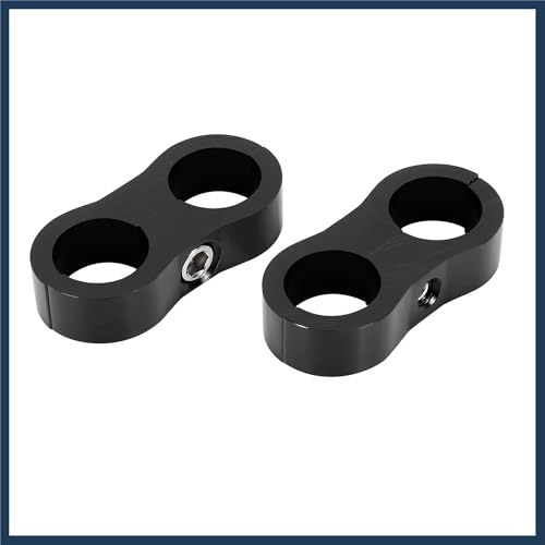 Separadores de manguera AN10 de 19 mm con llave, acabado elegante de alta precisión 5