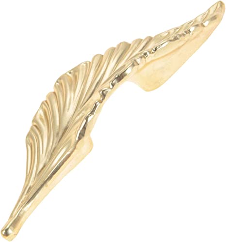 Leaf Handles Knob Zinc Alloy for Cabinet,Kitchen,Door,Drawers,Bookcases,4.13in (5pairs, Gold), 5 Paar - Image 3