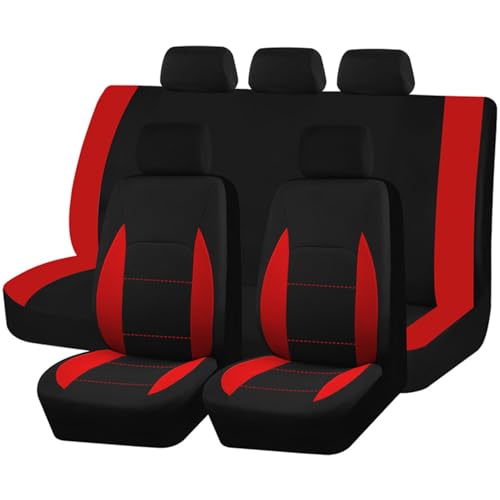 9 Pezzi Set Completo di Coprisedili per Auto, per Mazda 2 3 6 DJ BM BP GJ CX3 CX-5 CX5 CX 5 CX7 CX9 MX5 CX-60 Set Copri-Sedile per Anteriori E Posteriori, Accessori Auto Interno,C