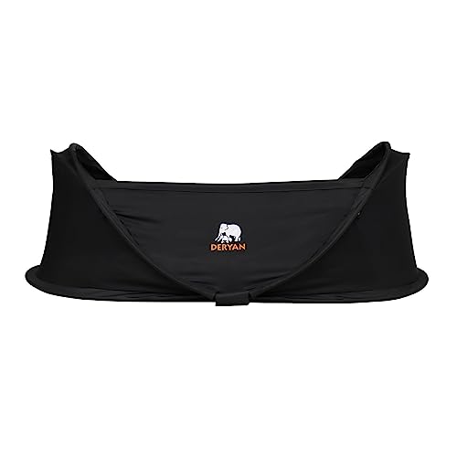 Deryan Infant Bett - Pop Up Reisebett für Babys von Geburt bis 1,5 Jahre - Leicht & Kompakt - Innerhalb 2 Sekunden aufgestellt - Inkl. Moskitonetz & Reisetasche - 98x60x32 cm