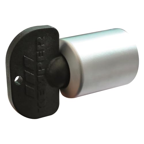 Kemper FROSTI 5740000100-Parte Superior para Llave de Vaso, Cromado y Negro, 1/2+3/4