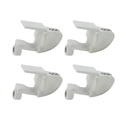Fydun Pontoon Boat Clips Nylon Versatile Boat Bumper Hangers 4pcs Quick Removal Installation for 1in 1.25in Rectangular Tube Marine Yacht Boats (Gray)